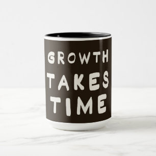 Caneca Cartão postal motivacional inspirador Crescimento