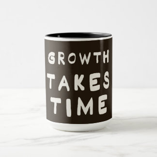 Caneca Cartão postal motivacional inspirador Crescimento 