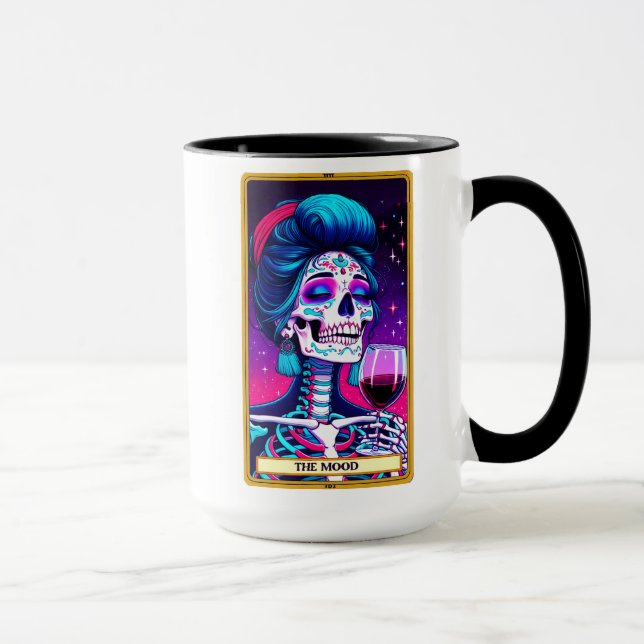 Caneca Cartão Tarot Engraçado/O Humor (Direita)
