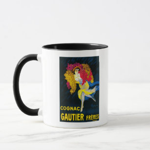 Caneca Cartaz do Promocional Gautier Cognac França