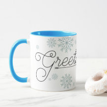 Cartões de natal com Mug de Marca Personalizada