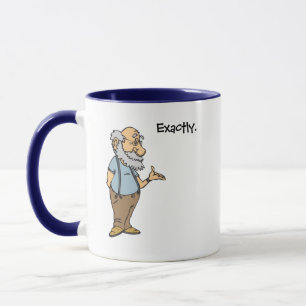 Caneca Cartografia do Homem Velho Inteligente, Sabedoria