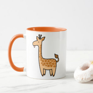 Caneca Cartoon Baby Giraffe