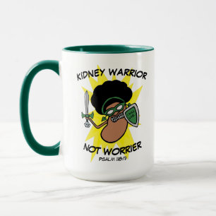 Caneca Cartoon Creative Kidney Warrior Hero Mug