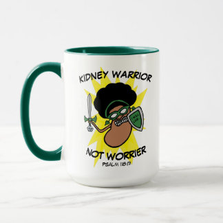 Caneca Cartoon Creative Kidney Warrior Hero Mug