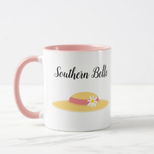 Caneca Cartoon de Chapéu de Bela-de-Verão