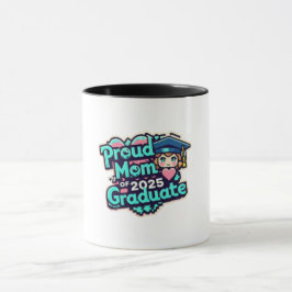 Caneca Cartoon de Formando 2025 da Orud Mãe