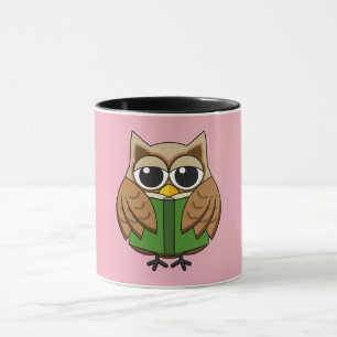 Caneca Cartoon de Leitura de Carroçaria