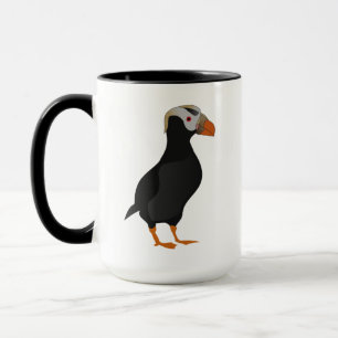 Caneca Cartoon de Pó Penteado Adorável