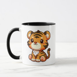 Caneca Cartoon de Tigre para Bebê