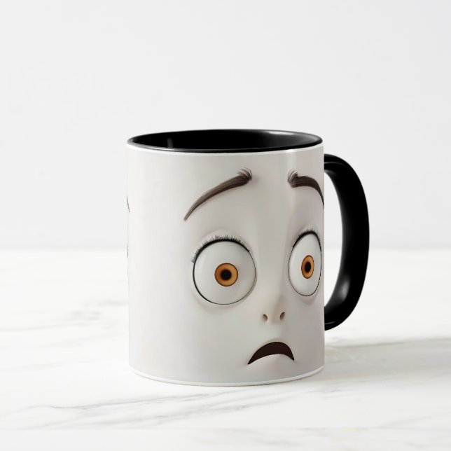 Caneca Cartoon Encantado 3-D (Frente Esquerda)