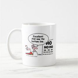 Caneca Cartoon Optometrista Funny Santa Claus Eye