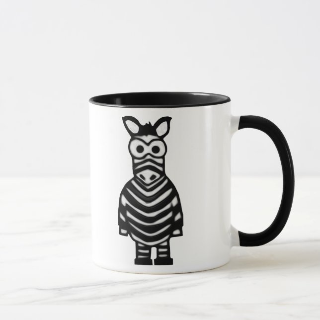 Caneca Cartoon Zebra (Direita)