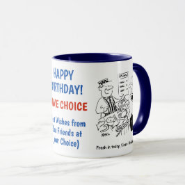 Caneca Cartoons para pescadores e pescadores