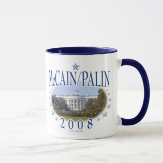 Caneca Casa branca 2008 de McCain Palin