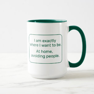 Caneca Casa (canhoto, verde)