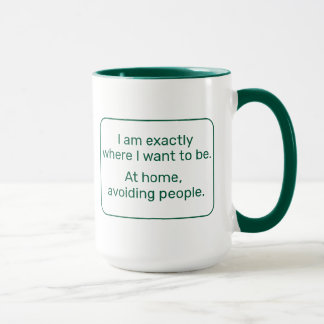 Caneca Casa (canhoto, verde)
