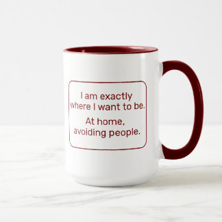 Caneca Casa (canhoto, vermelho)