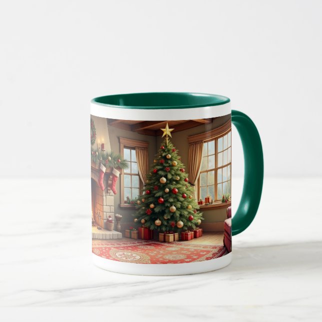 Caneca Casa da Vovó no Natal (Frente Esquerda)