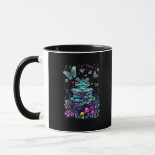 Caneca Casa de Campo Estética de Sapo Goblincore Leitura