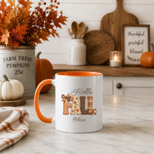 Caneca Casa de Campo Personalizada Olá Outono