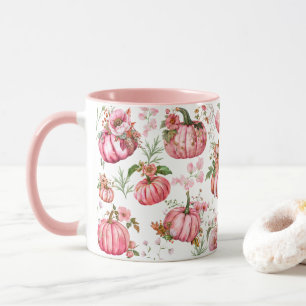 Caneca Casa de Campo Rosa Caprichosa em Aquarela
