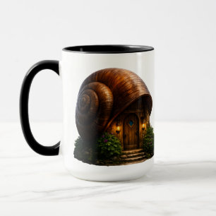 Caneca Casa de caracol talentosa balsa de casa de campo c
