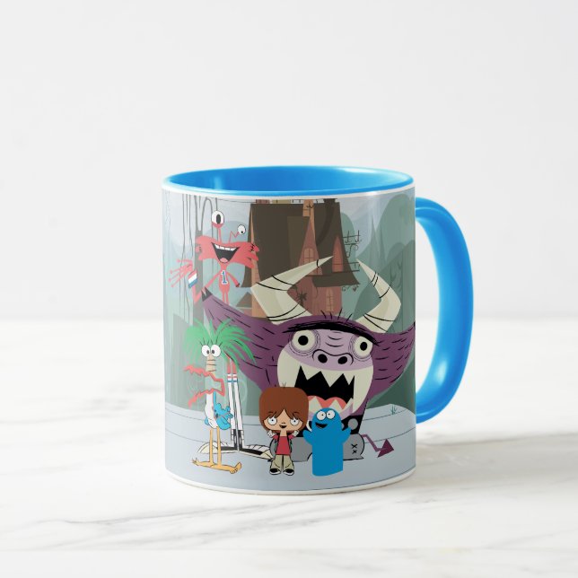 Caneca Casa de Foster para Amigos Imaginários | Bem-vindo (Frente Esquerda)
