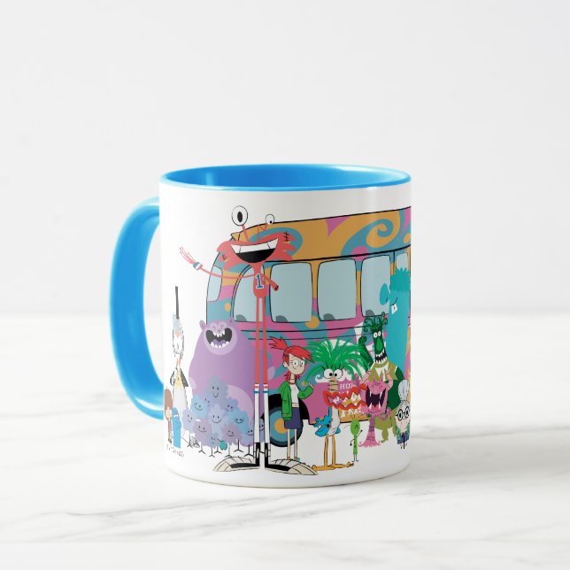 Caneca Casa de Foster para Amigos Imaginários | Ônibus es (Frente Esquerda)