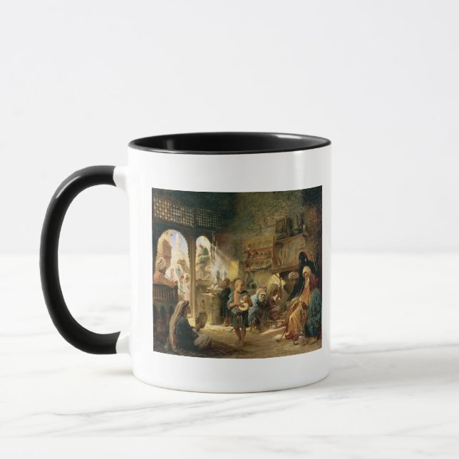 Caneca Casa do café no Cairo, 1870s (Esquerda)