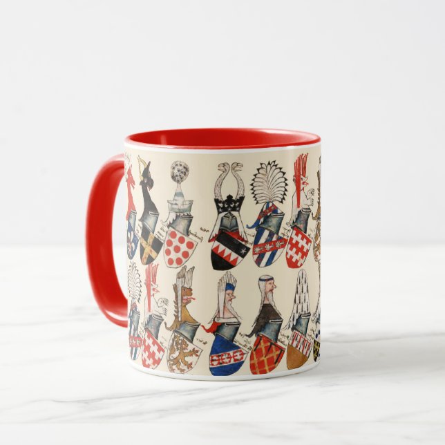 CANECA CASACO DE ARMAS DE PARTÍCIOS DE TURNAÇÃO MÉDIA (Frente Esquerda)