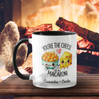 Casais Engraçados Personalizados "Queijo a Meu Mac