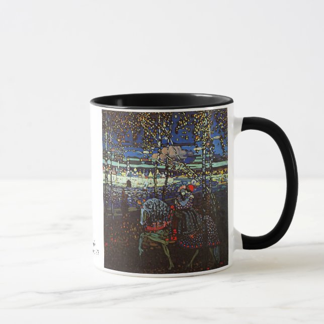 Caneca Casal de montada, Wassily Kandinsky 1907 (Direita)