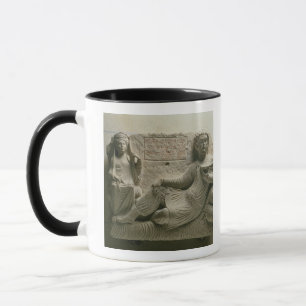 Caneca Casal em um banquete, achado do túmulo do Palmyra
