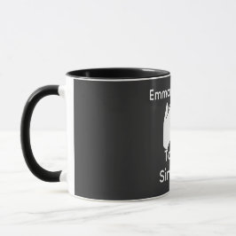 Caneca Casal personalizado com nomes e ano personalizados