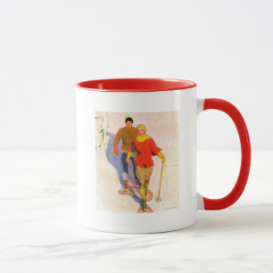Caneca Casal que veste sapatos de neve por McClelland