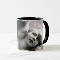Casal Românico Vintage Foto Retroativa Amor Elegan