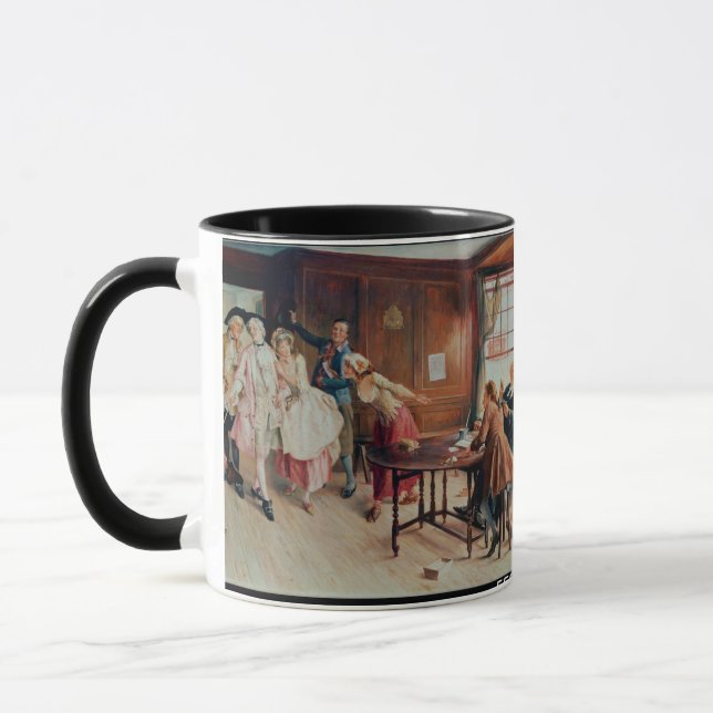 Caneca Casamento em Fleet Street, 1898 (óleo em canvas) (Esquerda)