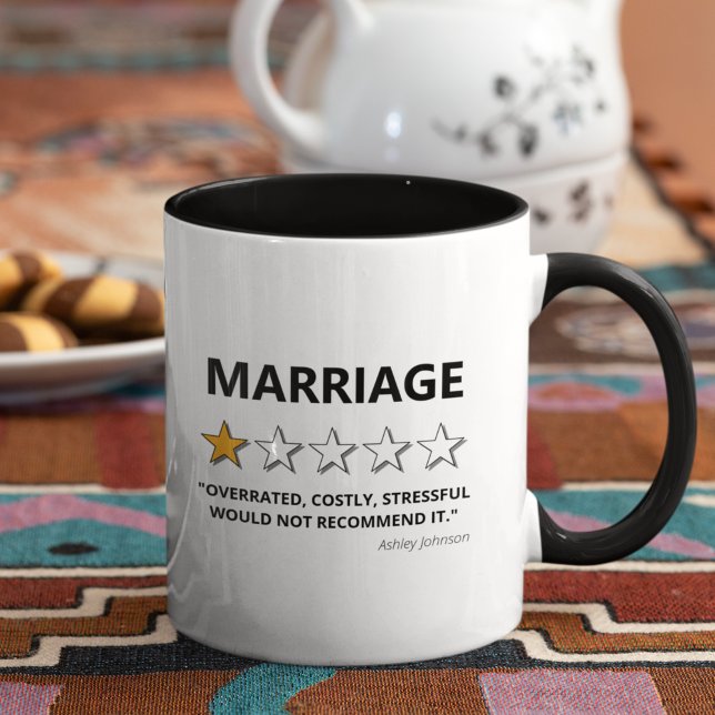 Caneca Casamento Engraçado Não Recomendaria (Criador carregado)
