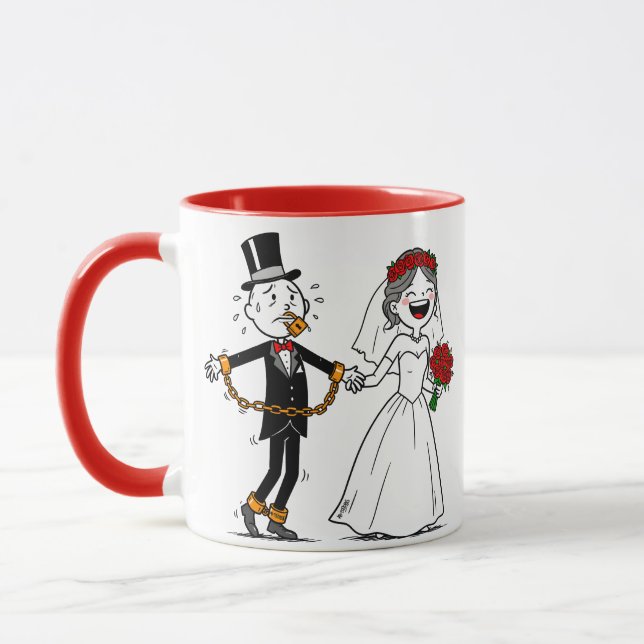 Caneca casamento está sendo estúpido juntos (Esquerda)
