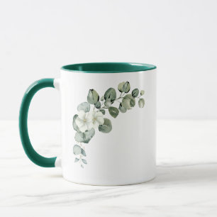 Caneca Casamento Eucalyptus Rustic Greenery