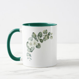 Caneca Casamento Eucalyptus Rustic Greenery