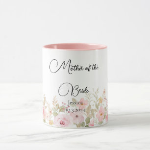Caneca Casamento Flaoral Personalizado Elegante