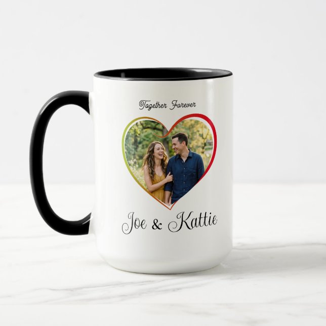 Caneca Casamento Personalizado Data do Casamento  (Esquerda)