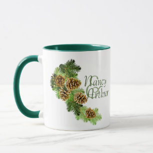 Caneca Casamento Pine-Pine-Pine De Inverno