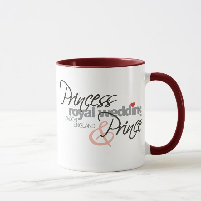 Caneca Casamento real de William & de Kate (Direita)