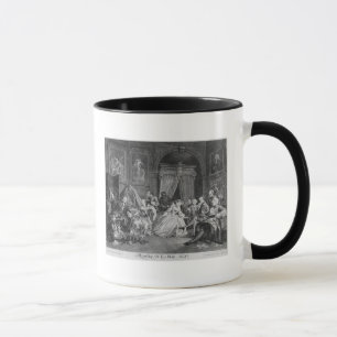 Caneca Casamento um modo do la, placa IV, Toilette, 1745