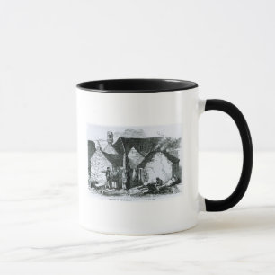 Caneca Casas de campo do campesinato no oeste de Ireland