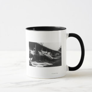 Caneca Casas japonesas na fotografia de Havaí