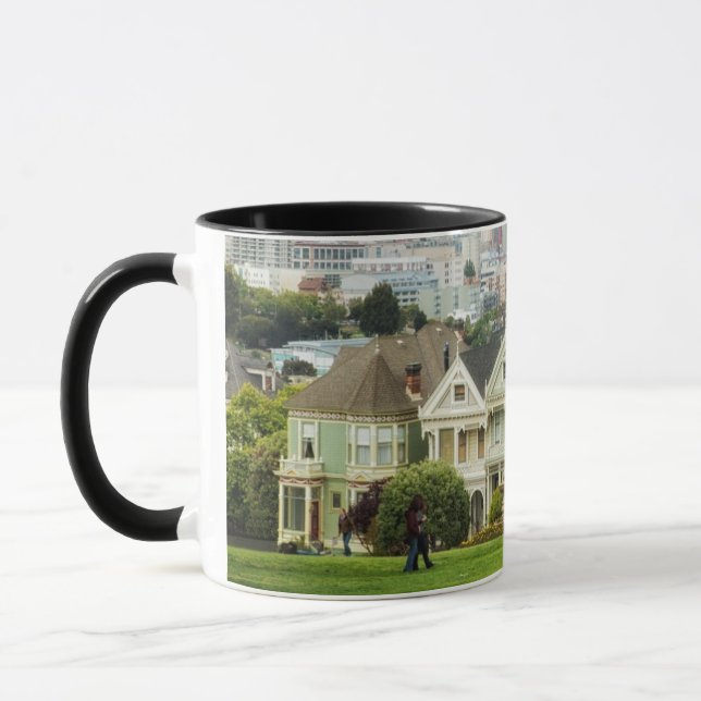 Caneca Casas pintadas das senhoras, do Victorian e (Esquerda)